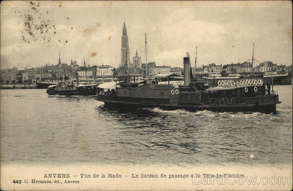 Vue de La Rade Antwerp Belgium