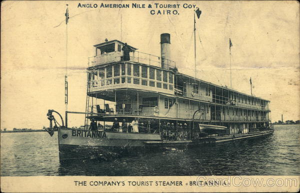 The Company's Tourist Steamer Britannia Cairo Egypt