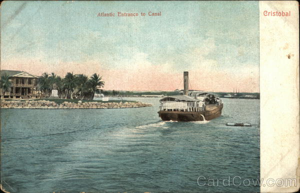 Atlantic Entrance to Canal Cristobal Panama
