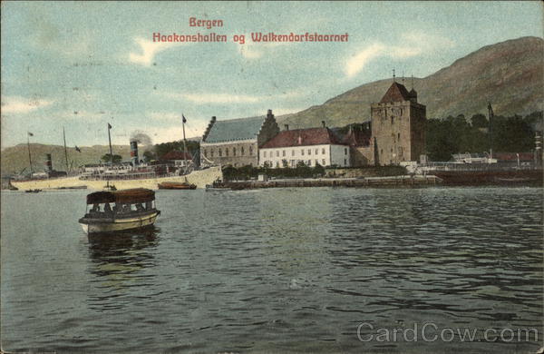 Haakon's Hall and Walkendorf Tower Bergen Norway