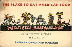 Turner's Restaurant Postcard