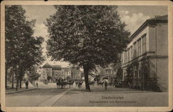 Bismarckplatz mit Kommandantur Postcard