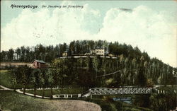 Riesengebirge. Der Hausberg bei Hirschberg Postcard