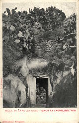 Isola di Sant'Antioco - Grotta Trogloditica Postcard