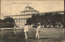 Naval Academy Livorno, Italy Postcard Postcard