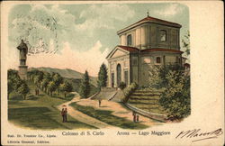 Colossus of San Carlo Borromeo - Statue Arona, Italy Postcard Postcard