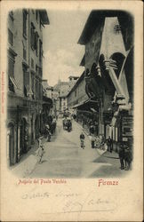 Angolo del Ponte Vecchio Postcard