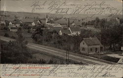 View of Town Postcard