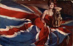 Great Britain - Flags of the Nations Series Postcard