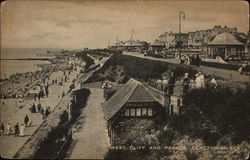 West Cliff and Parade Postcard