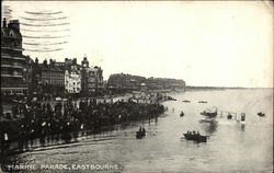 Marine Parade Eastbourne, United Kingdom Sussex Postcard Postcard