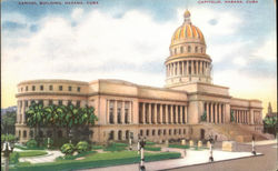 View of Capitol Building Havana, Cuba Postcard Postcard