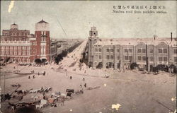 Naniwa road from mukden station China Postcard Postcard Postcard