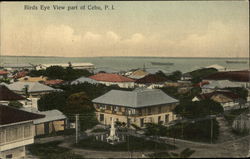 Birds Eye View Part of Cebu P.I. Postcard