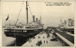 The Upper-Quay of Yokohama Harbour Postcard