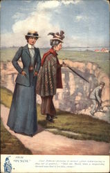 Golf Jokes From "Punch" Postcard