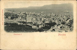 Panorama I. - Messina Italy Postcard Postcard
