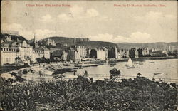 View of Town from Alexandra Hotel Oban, Scotland Postcard Postcard