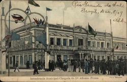 Intendencia Municipal - Chegada do Dr. Affonso Penna Postcard