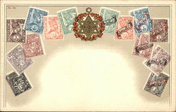 Ethiopia Stamps Postcard