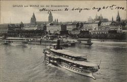 View of City from Strassenbrucke Postcard