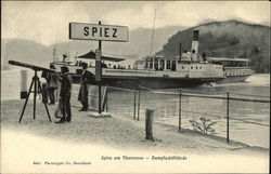 Steamer on Lake Thun Postcard