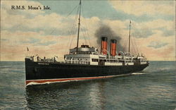 R.M.S. Mona's Isle Steamers Postcard Postcard