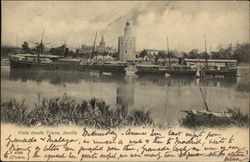 Vista Desde Triana Seville, Spain Postcard Postcard Postcard