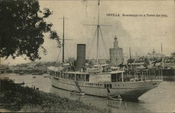 Guadalquivir y Torre del Oro Postcard