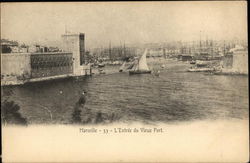 L;Entree du Vieux Port Postcard
