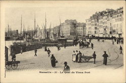 Le Qai du Vieux Port Postcard