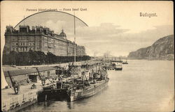 Franz Josef Quai Budapest, Hungary Postcard Postcard