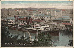 The Harbour and Pavilion Postcard