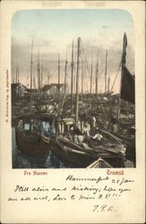 View of Port Tromso, Norway Postcard Postcard