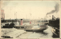 Arrival of Mrs. Maggie Postcard