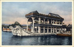 The Marble Boat, Summer Palace Peking, China Postcard Postcard