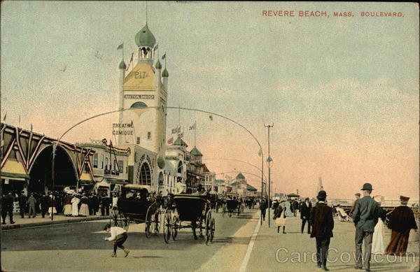 View of Beach Boulevard Revere Beach Massachusetts