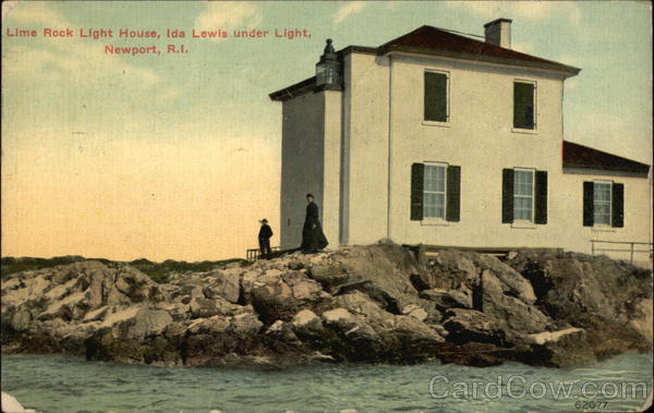 Lime Rock Light House Newport Rhode Island