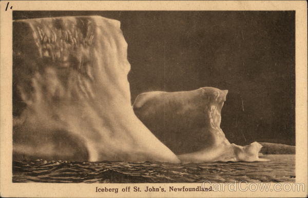 Iceberg off St, John's, Newfoundland NL Canada Newfoundland and Labrador