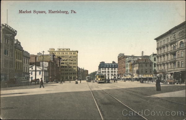 View of Market Square Harrisburg Pennsylvania