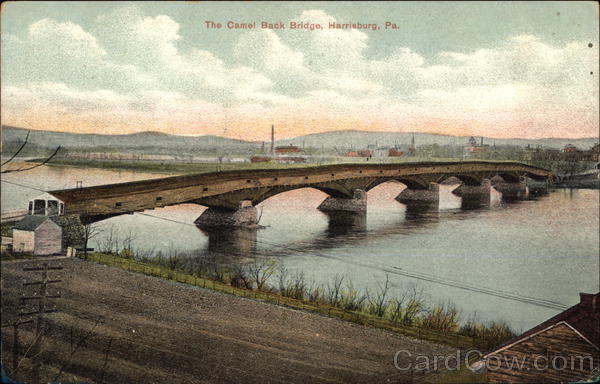 The Camel back bridge Harrisburg Pennsylvania