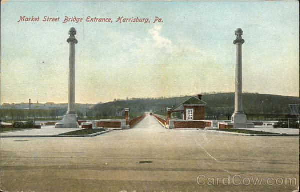 Market Street Bridge Entrance Harrisburg Pennsylvania
