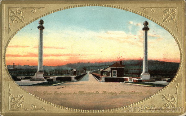 West Entrance to Market St. Bridge Harrisburg Pennsylvania