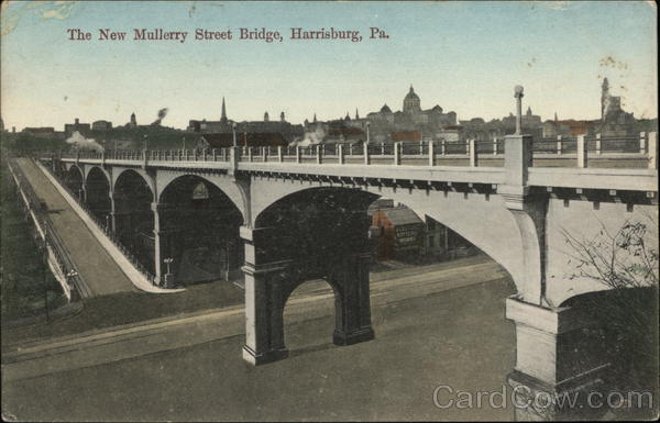 The New Mulberry Street Bridge Harrisburg Pennsylvania