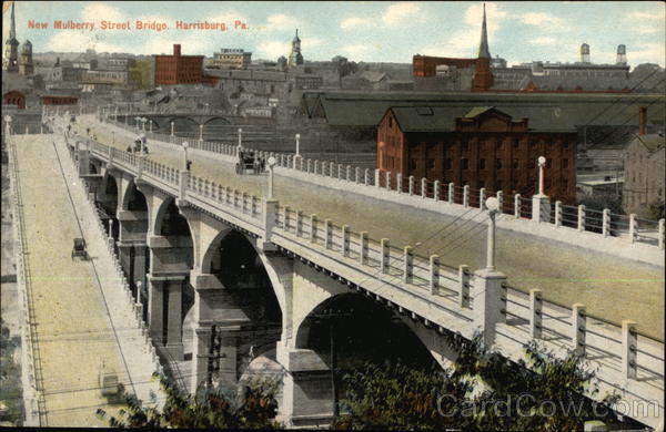 New Mulberry Street Bridge Harrisburg Pennsylvania