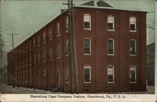 Harrisburg Cigar Company Factory Pennsylvania