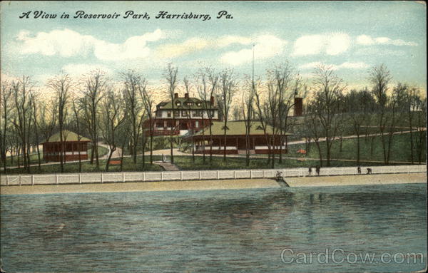 A View In Reservoir Park Harrisburg Pennsylvania