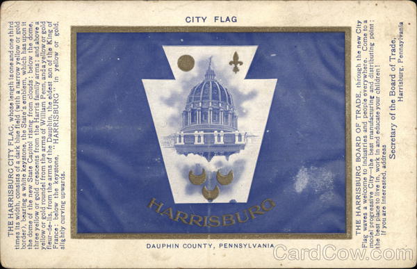 Harrisburg City Flag Pennsylvania