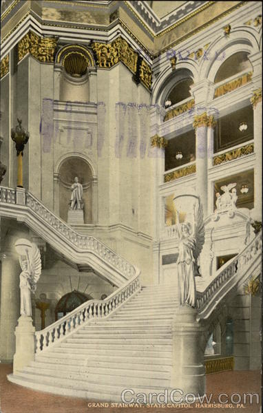 Grand Stairway, State Capitol Harrisburg Pennsylvania