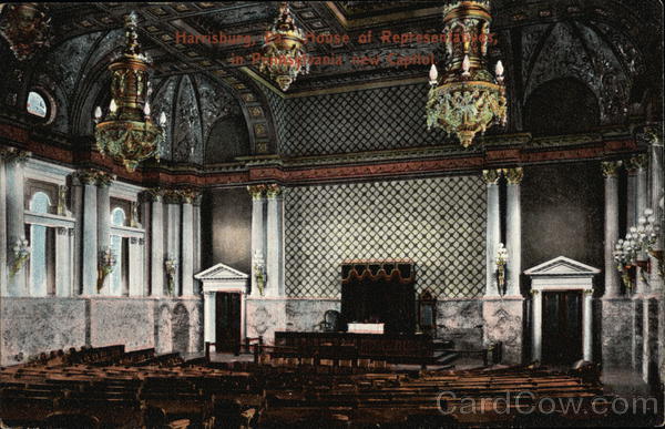 House of Representatives in Pennsylvania New Capitol Harrisburg